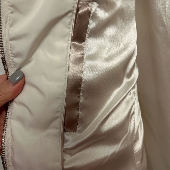 Calvin Klein cream hooded parka - Picture 3 of 7